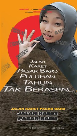 Video: Melihat Jalan di Jakarta Pusat yang Puluhan Tahun Tak Beraspal