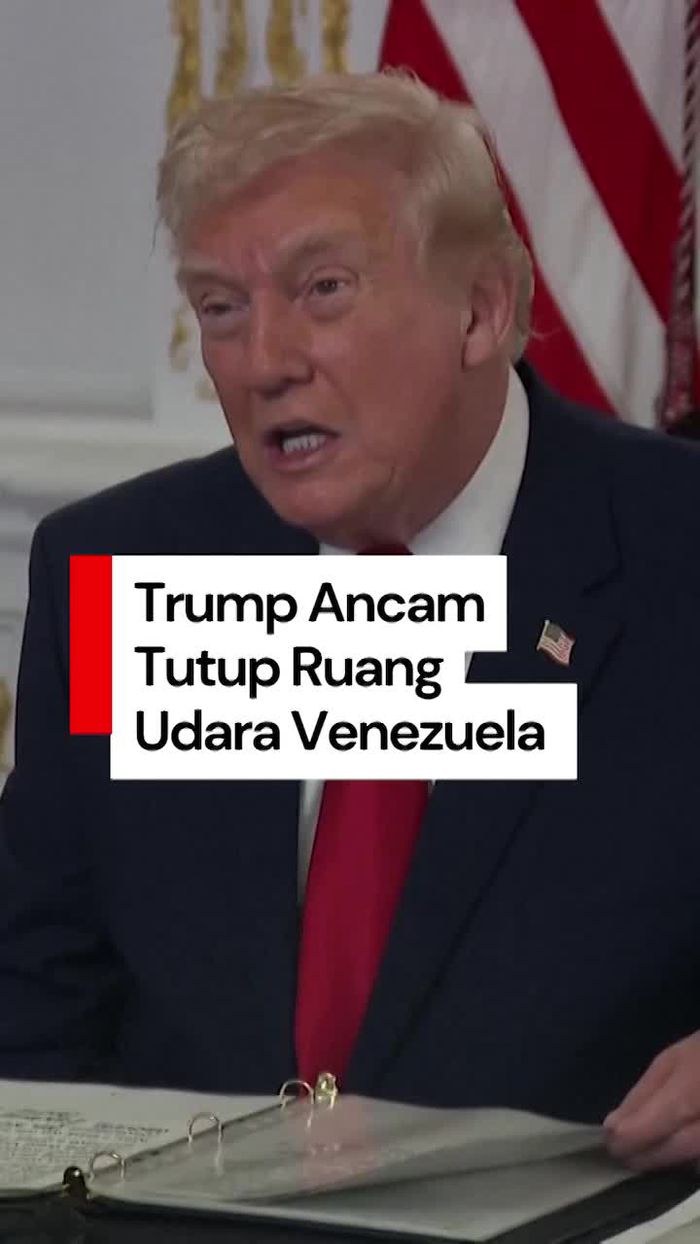 Video: Trump Ancam Tutup Wilayah Udara Venezuela!