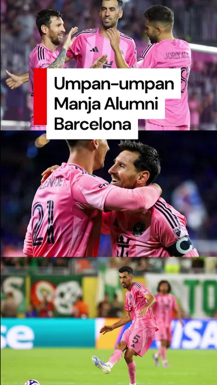 Video Umpan-umpan Manja Alumni Barcelona