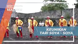 Menyambut Tarian Soya-Soya Tradisional dalam Tamu Kehormatan di Maluku  