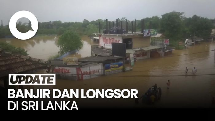 Video: Banjir dan Longsor Terjang Sri Lanka, 159 Orang Tewas