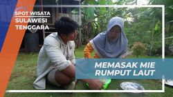 Menyelami Cara Membuat Mie Rumput Laut di Sulawesi Tenggara  
