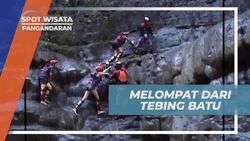 Melompat dari Tebing Batu dan Menaklukkan Jeram di Green Canyon Pangandaran  