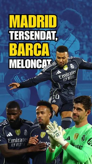 Video Madrid Tersendat, Barcelona Meloncat
