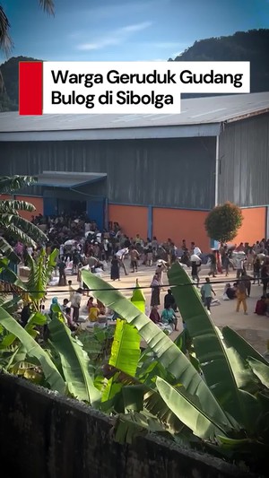 Video Viral Gudang Bulog di Sibolga Dijarah Warga, BNPB Buka Suara