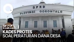 Video: Kades di Gorontalo Gelar Demo Protes Regulasi Dana Desa