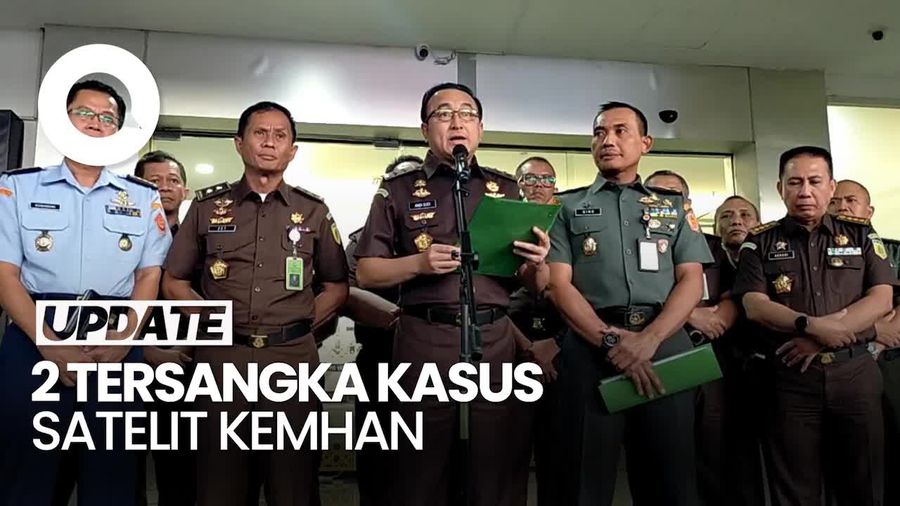 Video: Kejagung Limpahkan 2 Tersangka Kasus Satelit Kemhan ke Pengadilan Militer