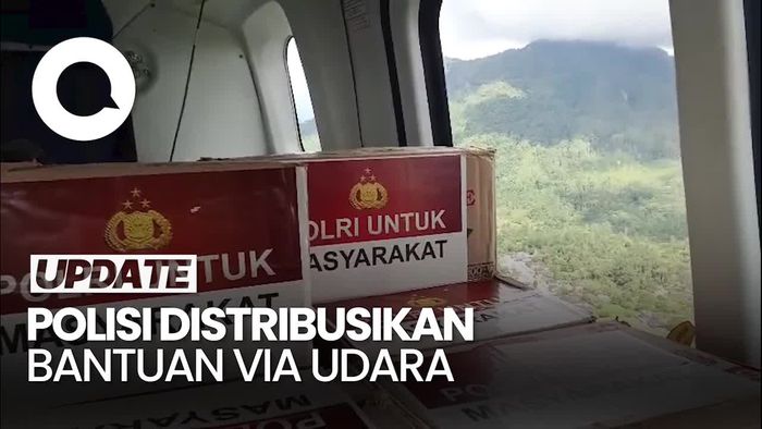 Video: Momen Polri Kirim Bantuan Logistik ke Sumatera Via Udara