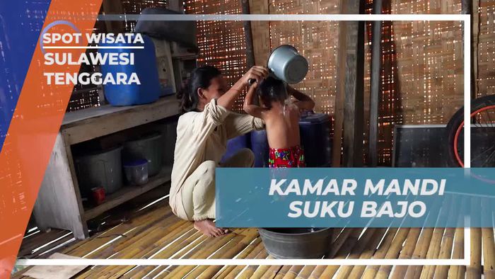 Mengetahui Keunikan Kamar Mandi Tanpa Sekat di Kampung Bajo Mola Sulawesi Tenggara  