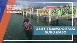 Menelusuri Transportasi Perahu Sampan Suku Bajo di Sulawesi Tenggara  