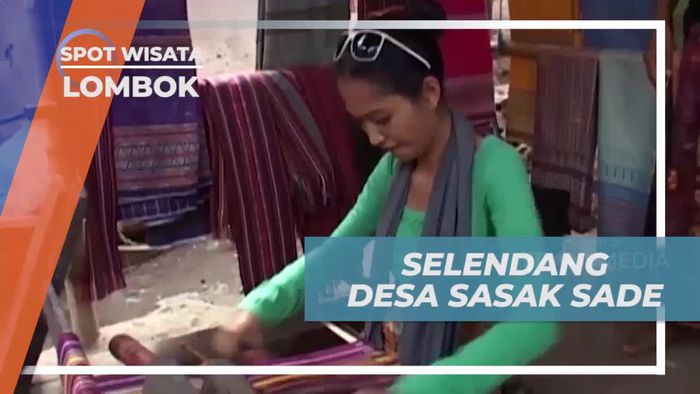 Melihat Proses Pembuatan Selendang Khas dari Kapas di Desa Sasak Sade  
