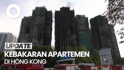 Video: 13 Orang Ditangkap Terkait Kebakaran Apartemen di Hong Kong