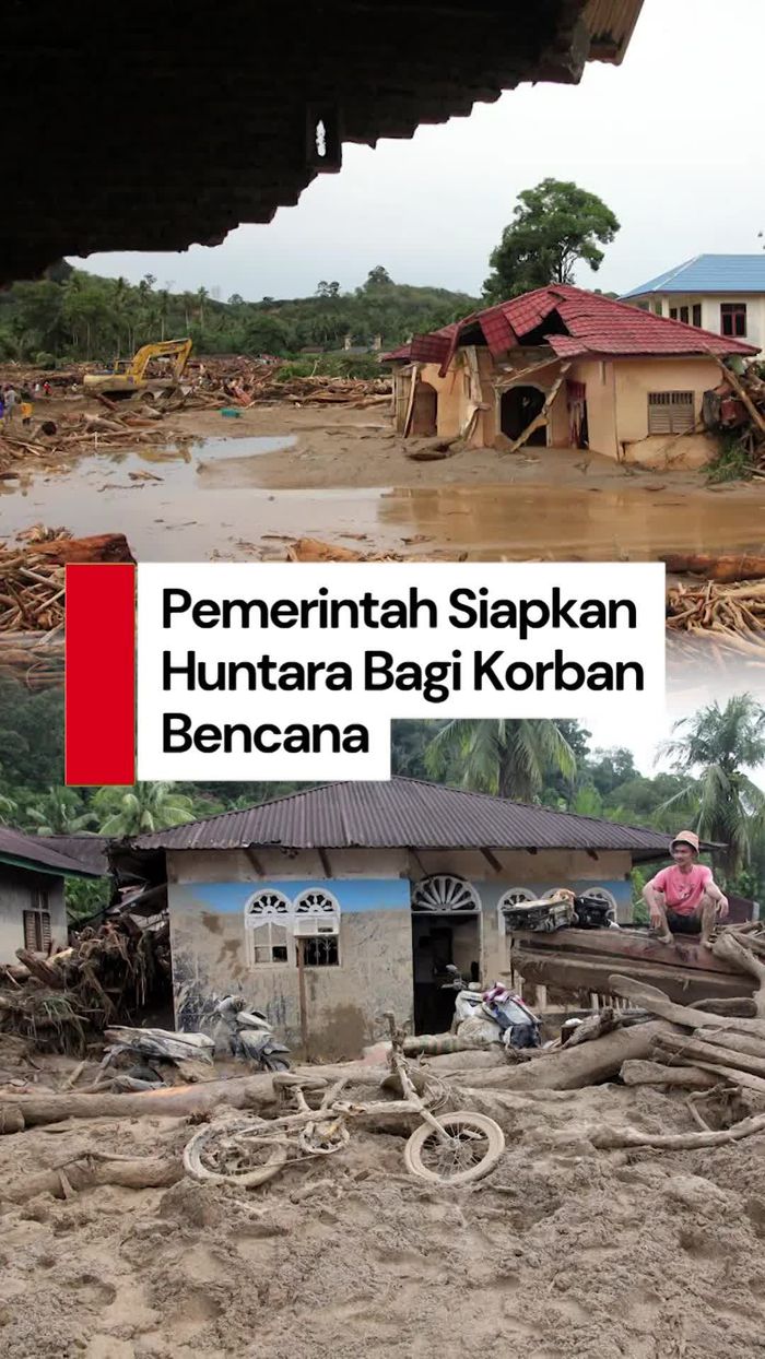 Video Pemerintah Siapkan Hunian Sementara untuk Korban Bencana di Sumatera