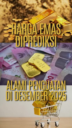 Video: Hari Ini Naik, Harga Emas Per Desember 2025 Diprediksi Menguat