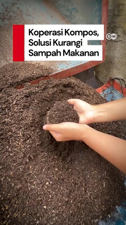 Video: Melihat Pengolahan Pupuk dari Sampah Makanan di Koperasi Kompos K