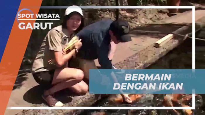 Menikmati Kegiatan Memakan Ikan di Kampung Sampireun, Garut  