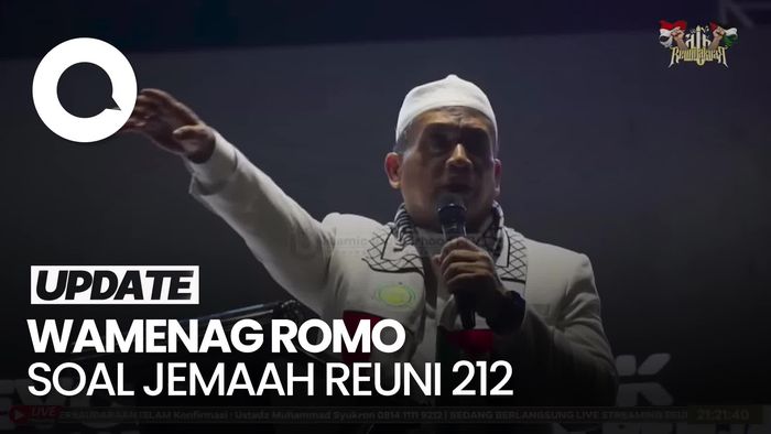 Video Wamenag Sebut Jemaah Reuni 212 Terbesar di RI: Belum Ada yang Melewati