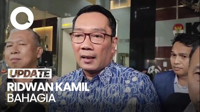 Video RK Rampung Diperiksa KPK soal Bank BJB: Bahagia Bisa Klarifikasi
