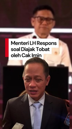 Video Respons Menteri LH Diajak Tobat oleh Cak Imin: Saya Setuju