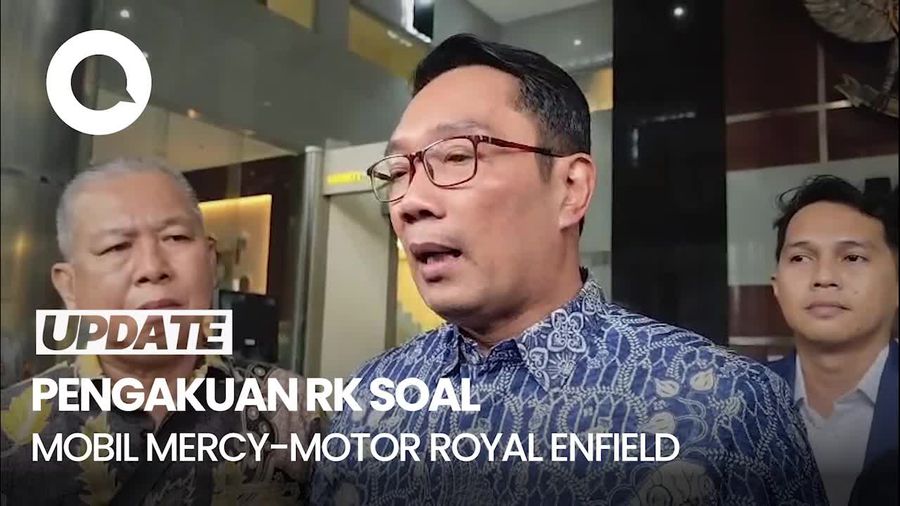 Video RK soal Mercy-Motor Royal Enfield Disita KPK: Semua Dana Pribadi