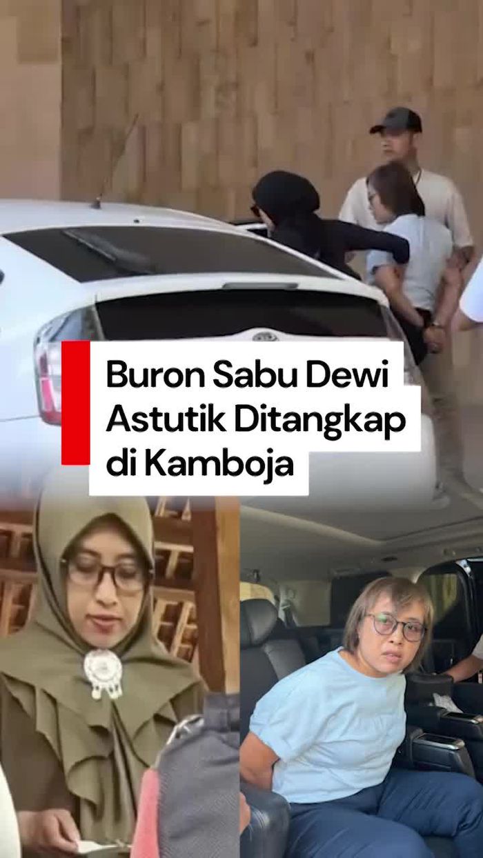Video Penangkapan Dewi Astutik Buron Sabu Rp 5 T di Kamboja