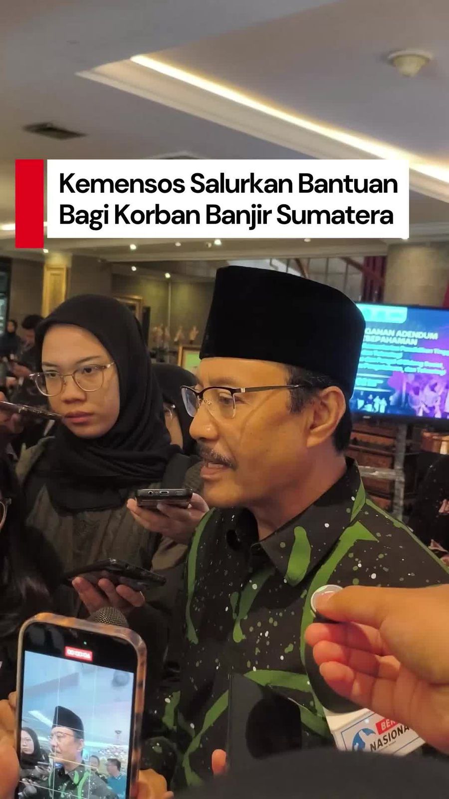 Video: Mensos Janjikan Santunan untuk Korban Banjir Sumatera