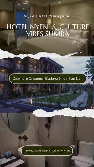 Video Myze Hotel Waingapu: Nyeni dan Dipenuhi Ornamen Budaya Khas Sumba