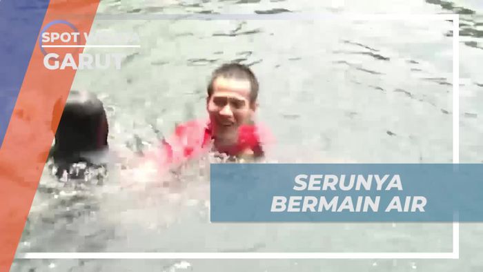 Mengasah Kekompakan dengan Bermain Air di Garut  