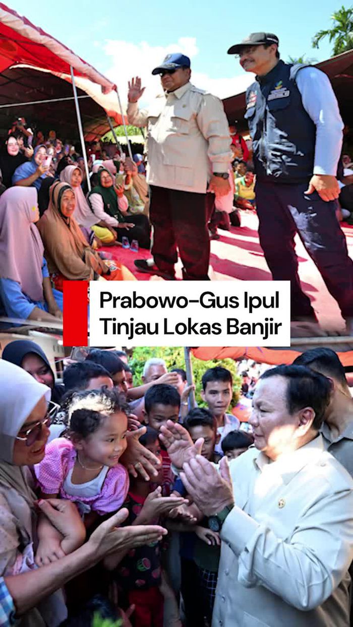 Video: Prabowo Didampingi Gus Ipul Tinjau Lokasi Terdampak Banjir di Tapanuli Tengah