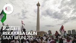 Video: Ada Reuni 212 di Monas, Simak Rekayasa Lalin Hari Ini