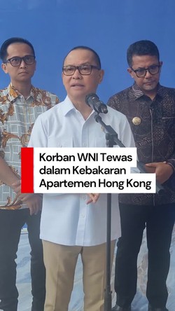 Video Menteri P2MI Jelaskan WNI Tewas dalam Kebakaran Apartemen Hong Kong