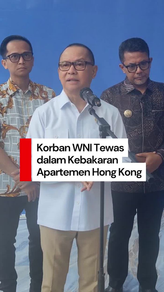 Video Menteri P2MI Jelaskan WNI Tewas dalam Kebakaran Apartemen Hong Kong