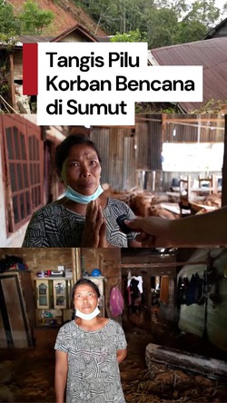 Video Tangis Warga Korban Bencana di Sumut: Tolong Bantu Kami Pak