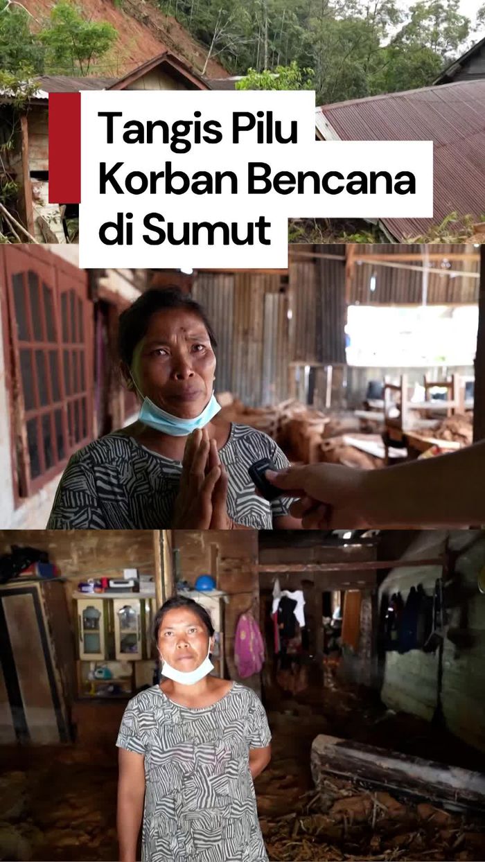 Video Tangis Warga Korban Bencana di Sumut: Tolong Bantu Kami Pak