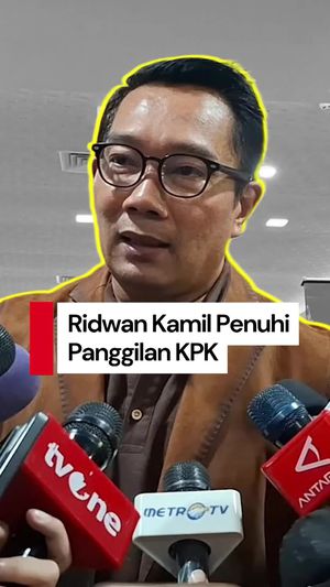 Video Ridwan Kamil Tiba di KPK: Ini yang Saya Tunggu-tunggu