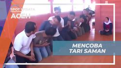 Mencoba Menari Saman di Aceh Bersama Remaja dan Artis  