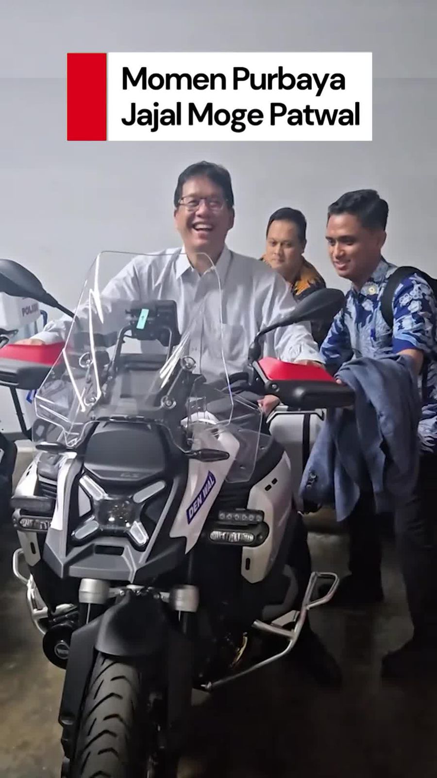 Video Menkeu Purbaya Jajal Moge Patwal: Enakan Motor Bebek