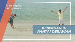 Bermain di Pantai Indah Pulau Derawan bersama Artis di Kalimantan  