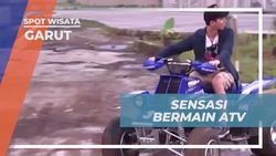 Menguji Nyali dengan Bermain ATV di Taman Air Sabda Alam, Garut  