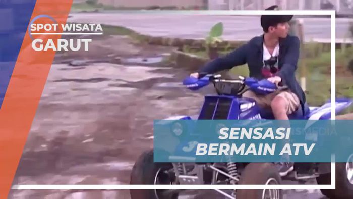 Menguji Nyali dengan Bermain ATV di Taman Air Sabda Alam, Garut  
