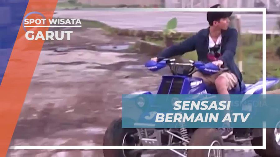Menguji Nyali dengan Bermain ATV di Taman Air Sabda Alam, Garut  