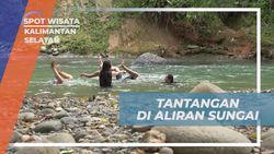 Menantang Adrenalin dengan Handstand di Aliran Sungai di Kalimantan Selatan  