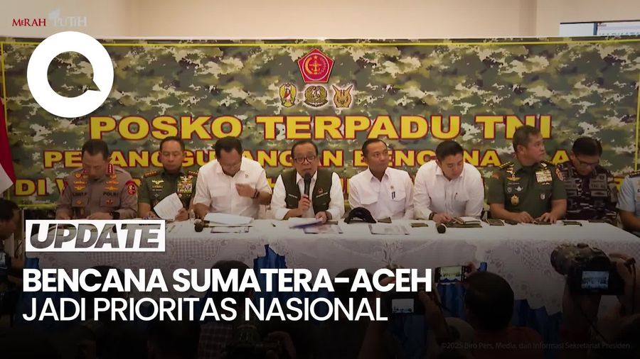 Video: Prabowo Perintahkan Bencana Sumatera-Aceh Jadi Prioritas Nasional
