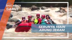 Menikmati Serunya Arung Jeram di Sungai Cimanuk, Garut  