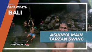 Menguji Adrenalin dengan Tarzan Swing di Air Terjun Campuhan Bali  