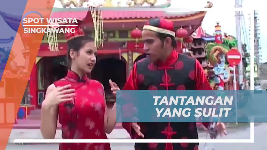 Mencoba Meminta Angpao di Pasar Tradisional Singkawang, Tantangan Menarik  