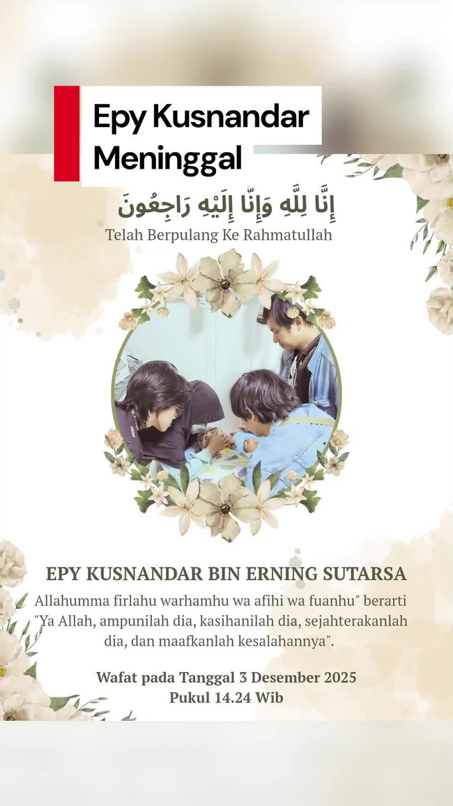Video: Kabar Duka! Epy Kusnandar Meninggal Dunia