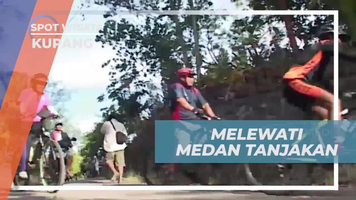 Melalui Medan Tanjakan dengan Sepeda Gunung di Kupang, NTT dan Menantang Rintangan