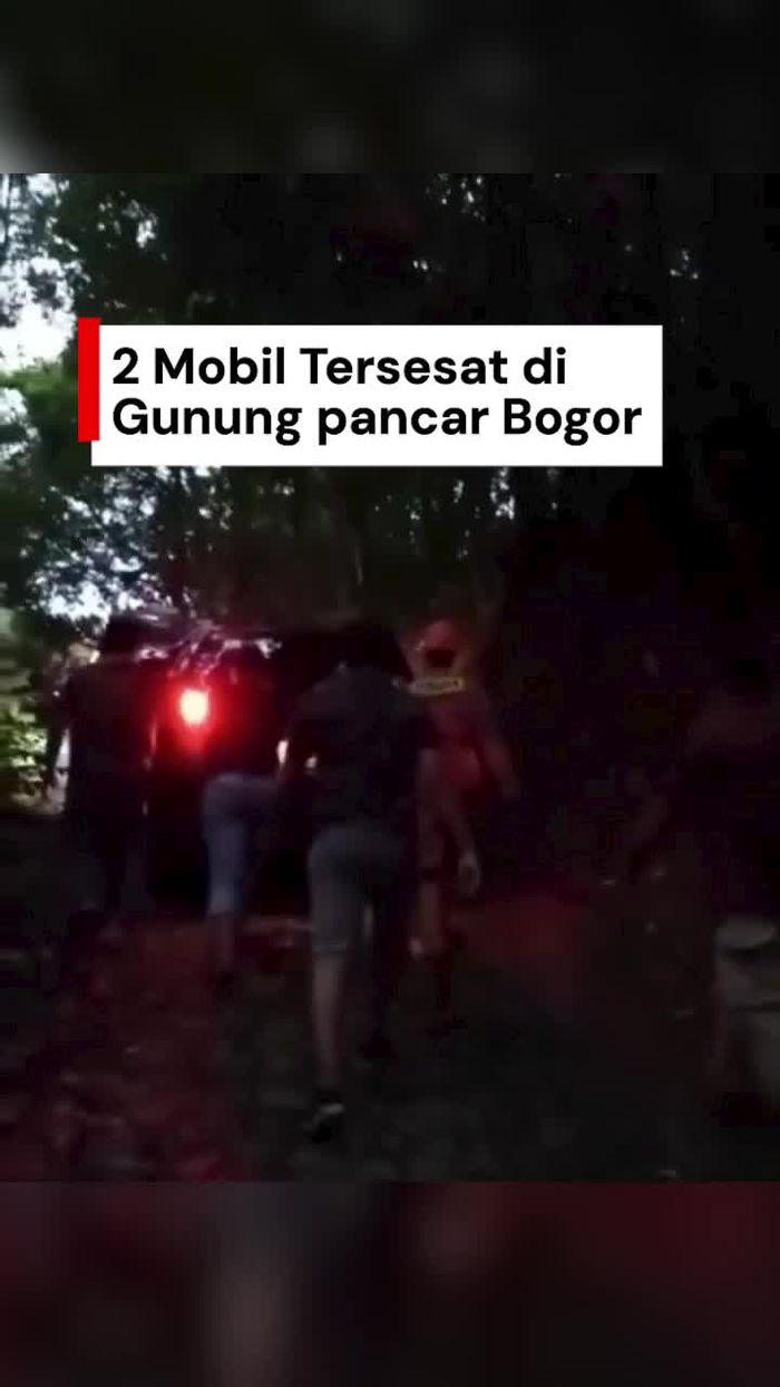 Video: 2 Mobil Wisatawan Tersesat gegara Google Maps di Gunung Pancar Bogor