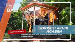  Mengamati Prosesi Akhir Ngaben dan Doa Sang Pemangku Adat di Bali  